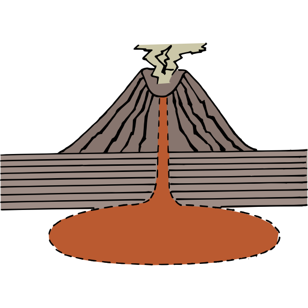 SVG Volcano diagram