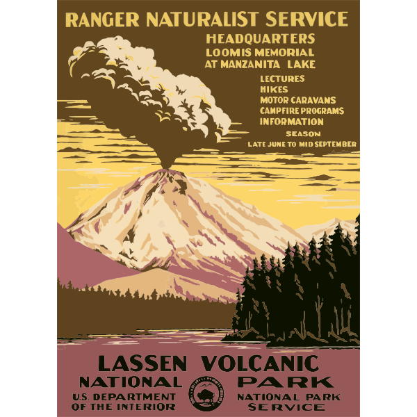 SVG Volcano poster