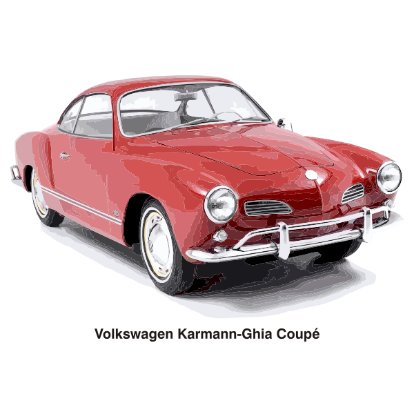 SVG VOLKSWAGEN KARMANN GHIA 1963