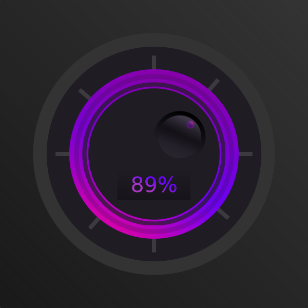 SVG Volume control