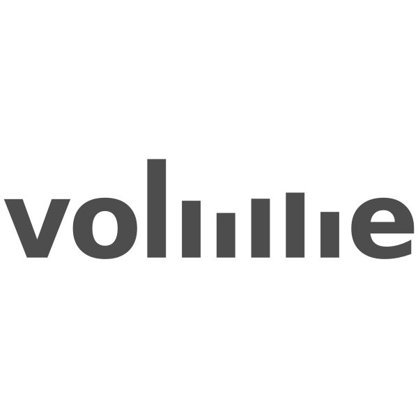SVG Volume text logo