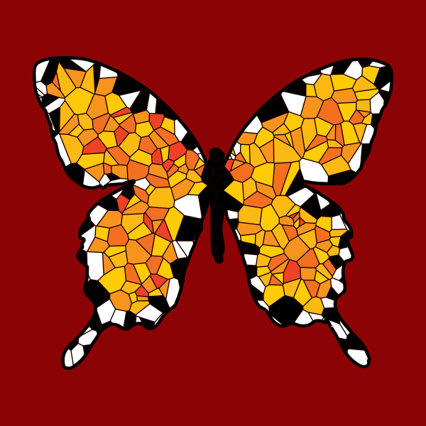 SVG Voronoi Butterfly