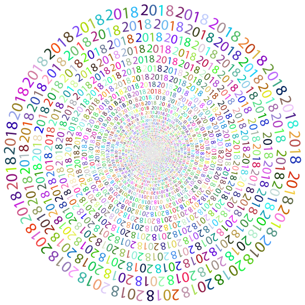 SVG Vortex with numbers
