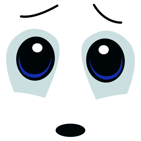 SVG Vulnerable smiley face