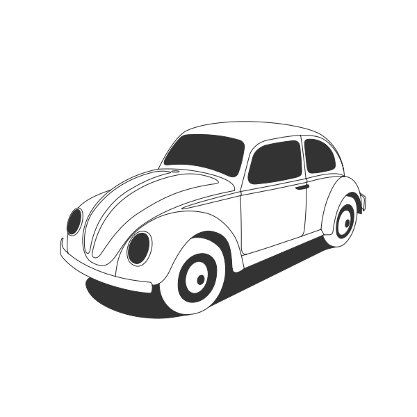 SVG VW Beetle Classic