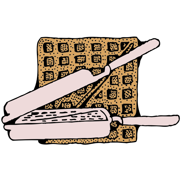 SVG waffle and waffle iron