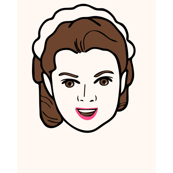 SVG Waitress vector image
