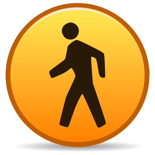 SVG Walking icon