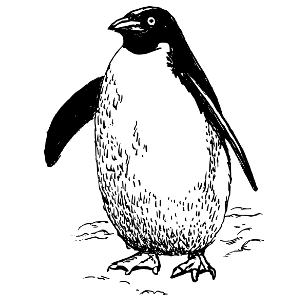 SVG Walking penguin