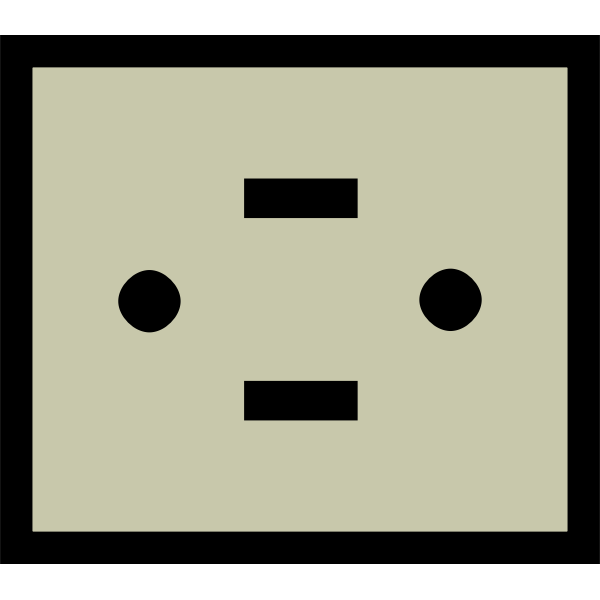 SVG Wall socket sketch