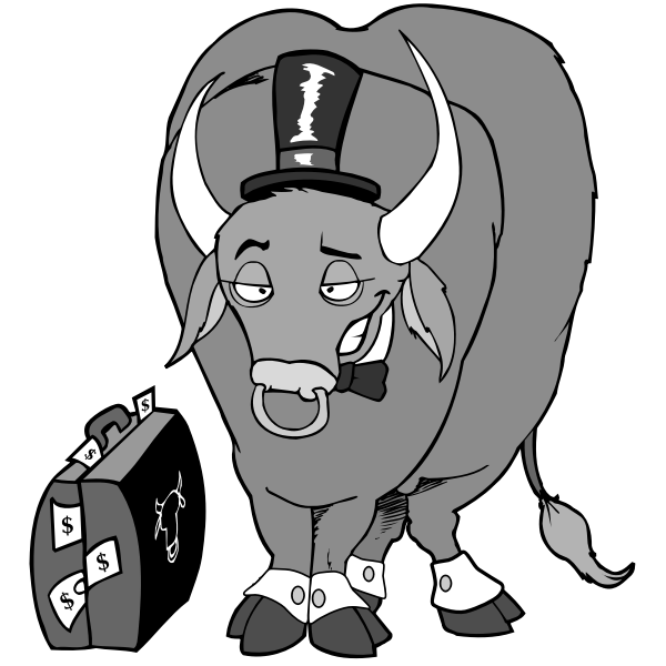SVG Wall Street bulls