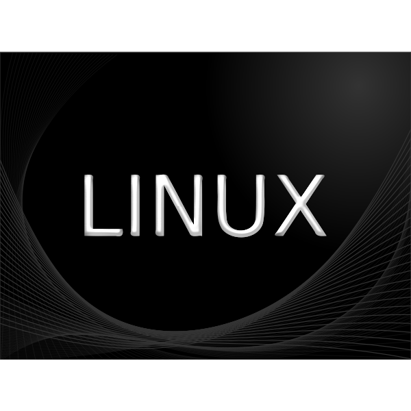 SVG Wallpaper Linux vector image