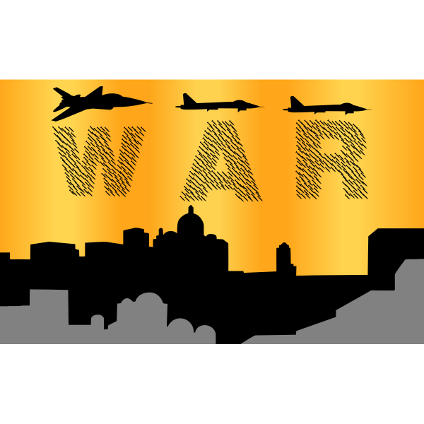 SVG War poster
