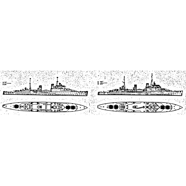 SVG War ship specifications