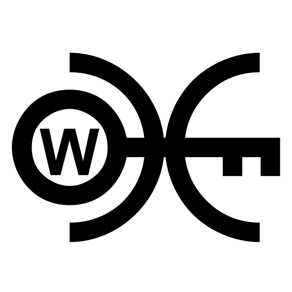 SVG Warchalking access point with WEP vector image
