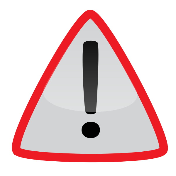 SVG Warning and attention symbol