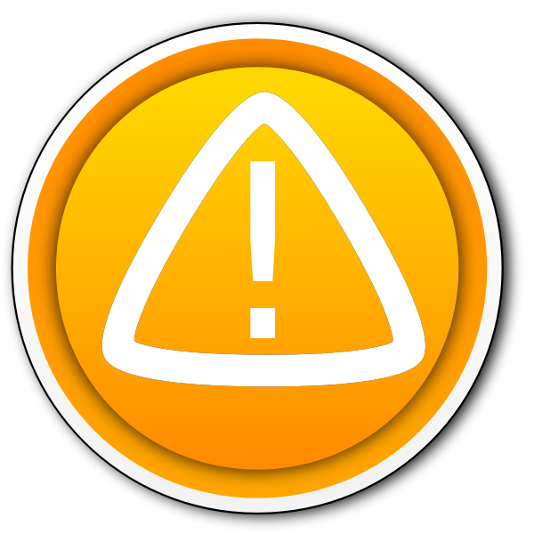 SVG Warning button