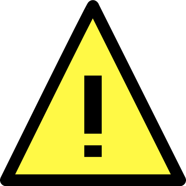 SVG Warning icon image