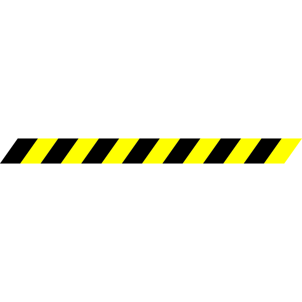 SVG Warning Stripe Vector Clip Art