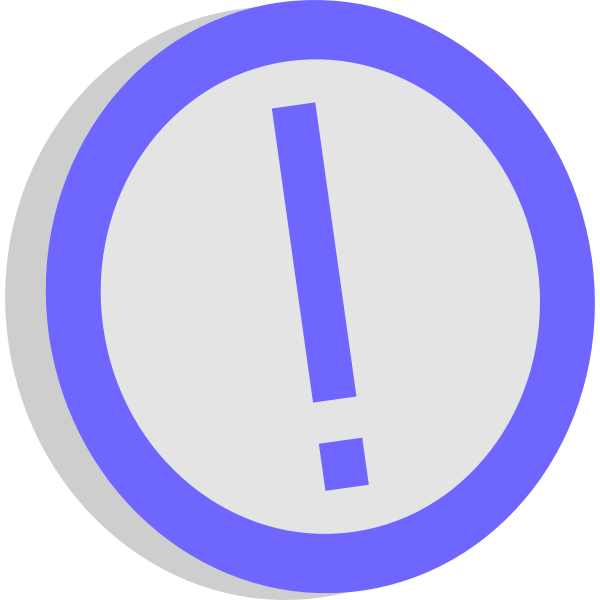 SVG Warning symbol