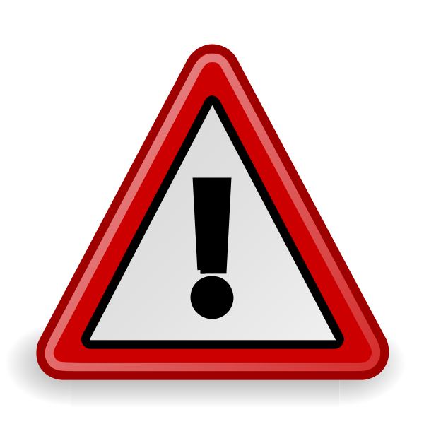 SVG Warning symbol image