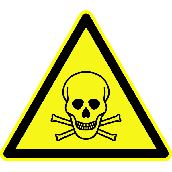 SVG Warning toxic materials