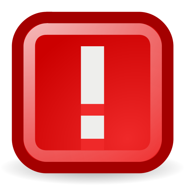 SVG Warning vector icon