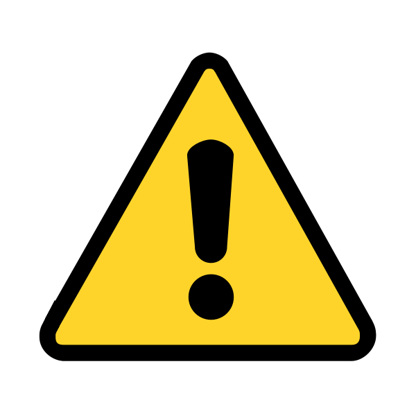 SVG Warning vector symbol
