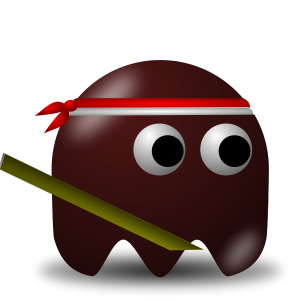 SVG Warrior video game character