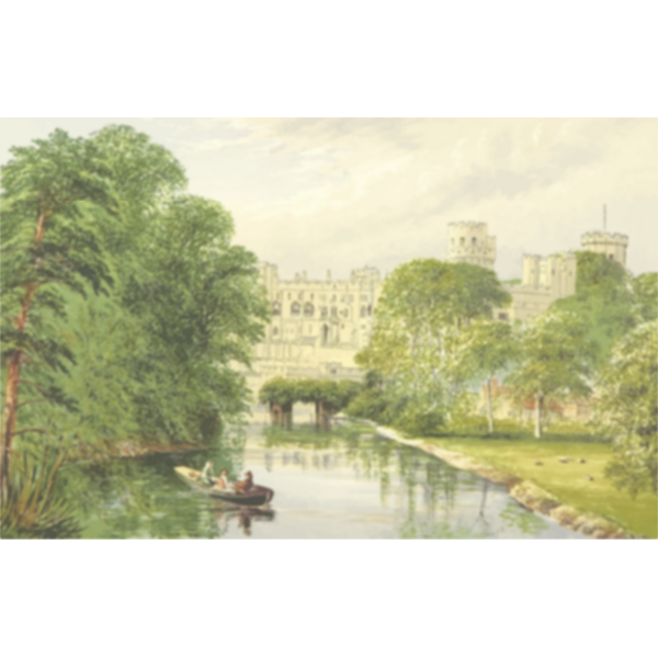 SVG Warwick Castle vector graphics