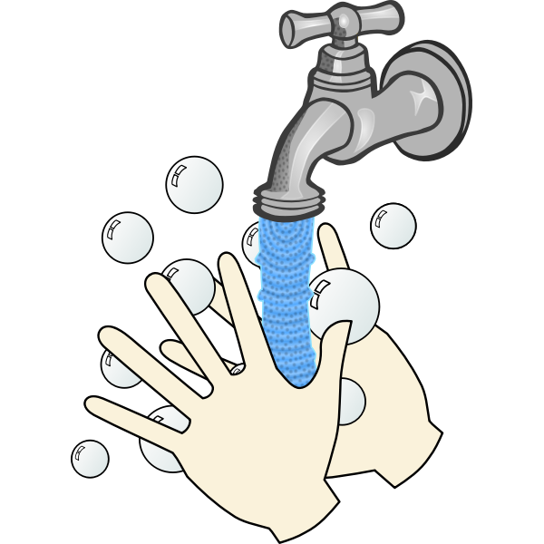 SVG Washing hands