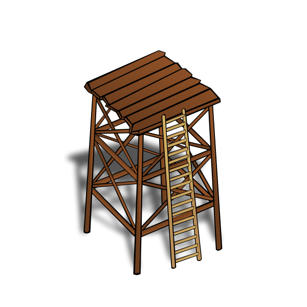 SVG Watchtower vector symbol