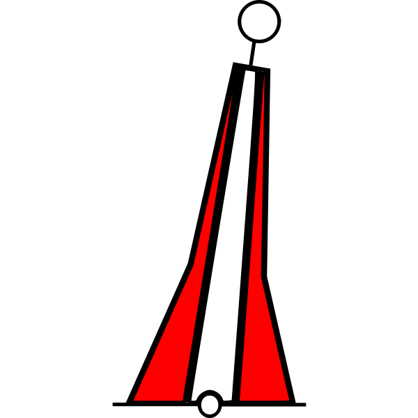 SVG Water buoy vector illustration