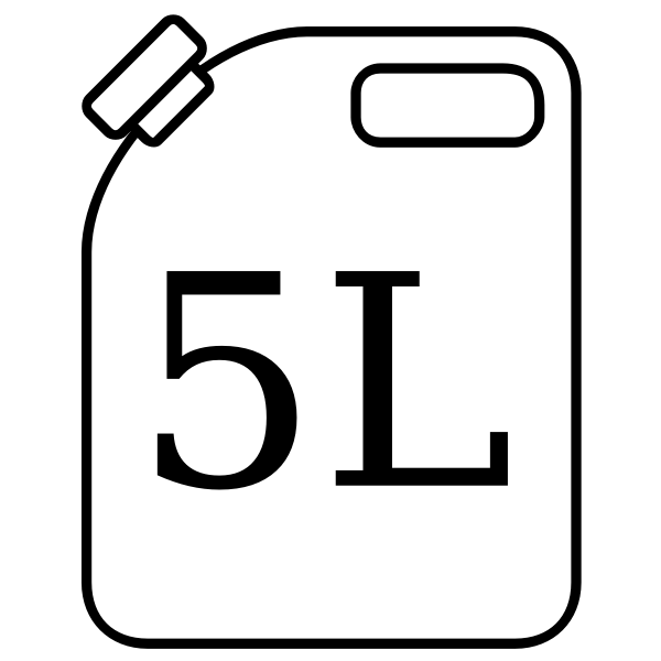 SVG Water container 5 litres