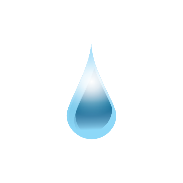 SVG Water drop drawing