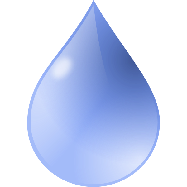 SVG Water Drop Vector Image