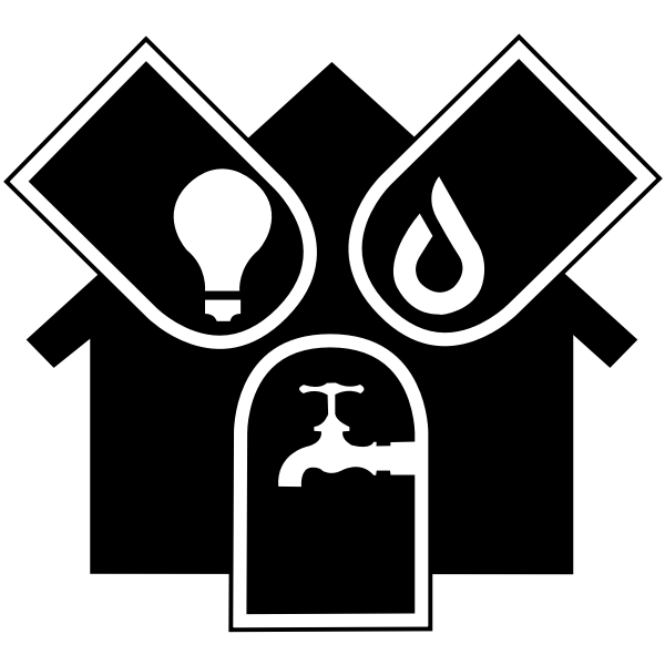 SVG Water gas and electricity