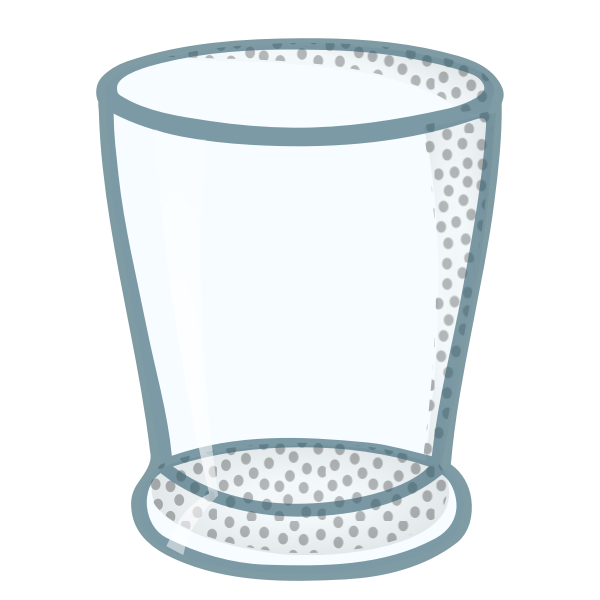 SVG Water glass