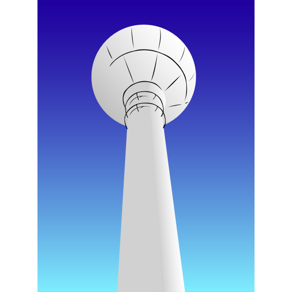 SVG Water Tower Vector