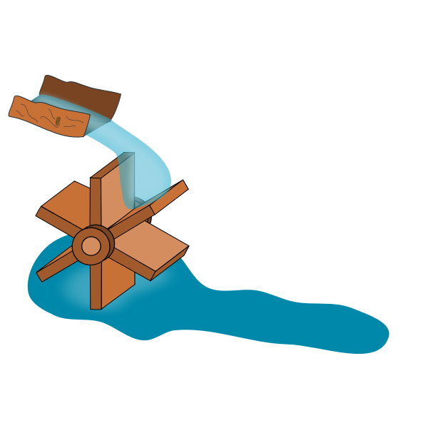 SVG water wheel