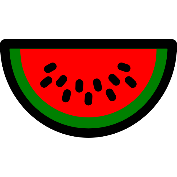 SVG Watermelon fruit icon vector illustration