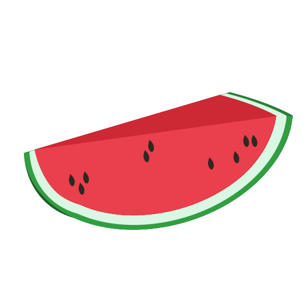 SVG Watermelon piece