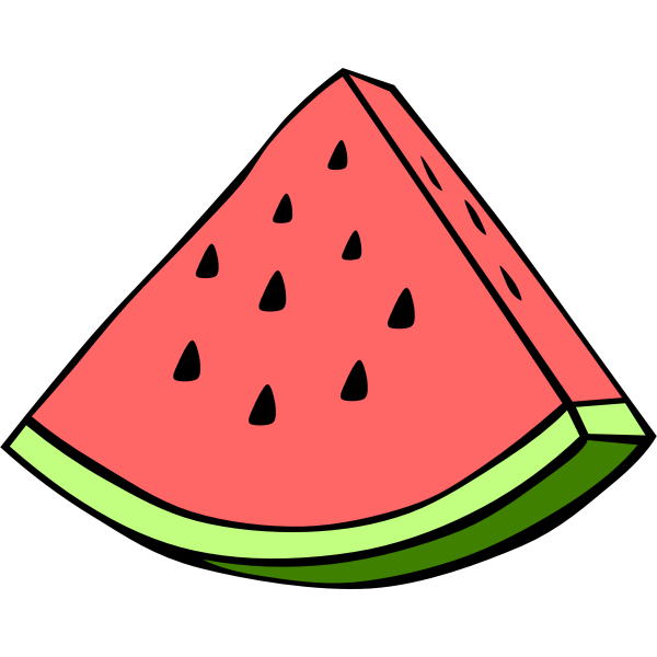 SVG Watermelon vector clip art