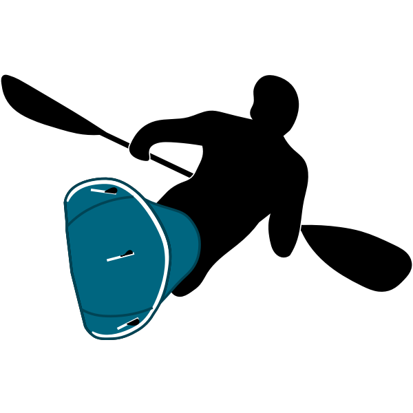SVG Waveski sport logo vector clip art