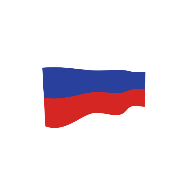 SVG Waving flag of Russia