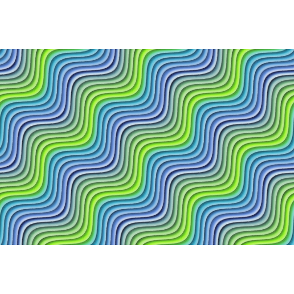 SVG Wavy background in green and blue