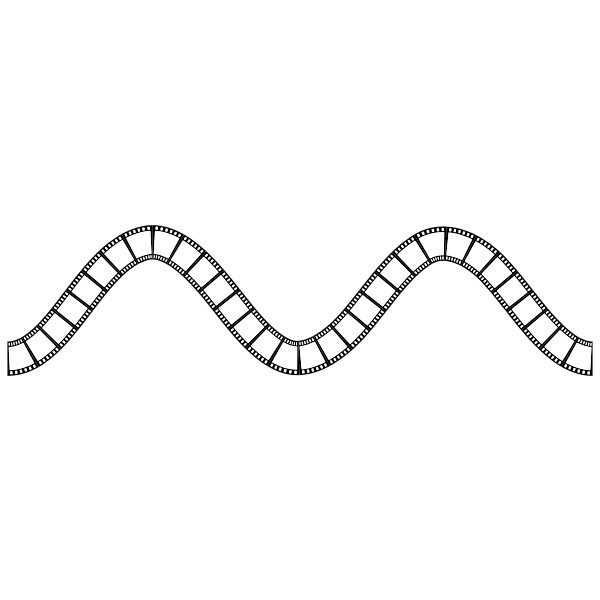 SVG Wavy film strip