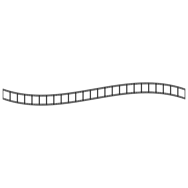 SVG Wavy film strip image