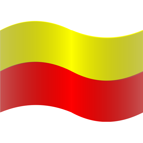 SVG Wavy flag of Warsaw