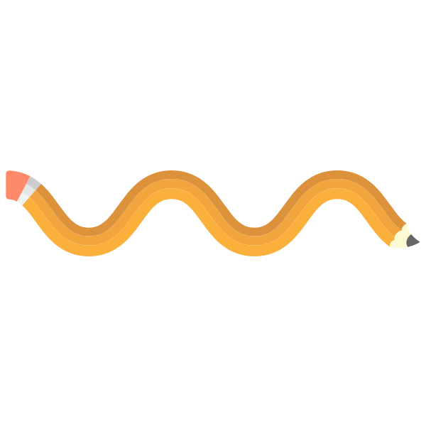 SVG Wavy pencil